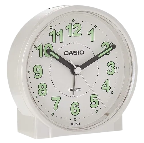 [TQ2287D] CASIO DESPERTADOR TQ-228-7D BLANCO