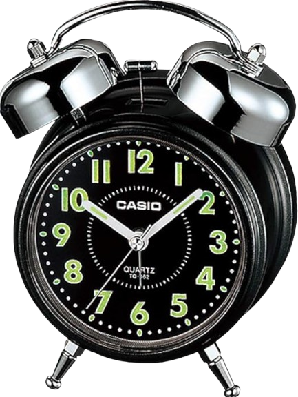 [TQ3621A] CASIO DESPERTADOR TQ-362-1ADF NEGRO