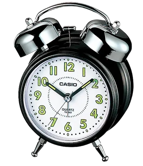 [TQ3621BDF] CASIO DESPERTADOR TQ-362-1BDF BLANCO/NEGRO