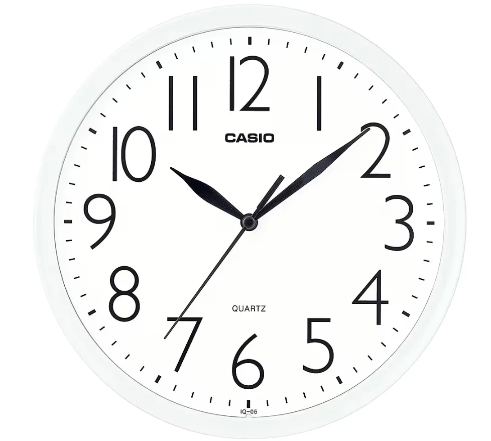 [IQ057D] CASIO RELOJ DE PARED IQ-05-7D BLANCO