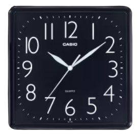[IQ061D] CASIO RELOJ DE PARED IQ-06-1D NEGRO