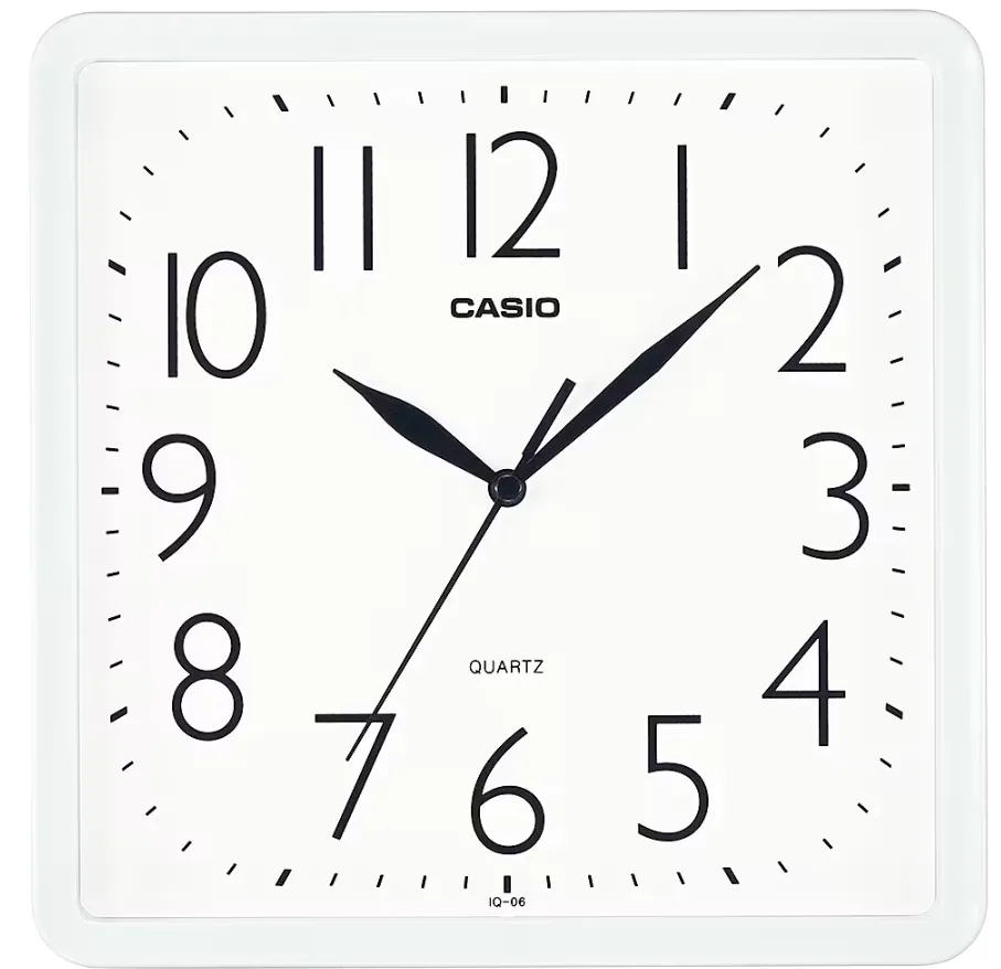 [IQ067D] CASIO RELOJ DE PARED IQ-06-7D BLANCO