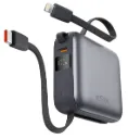 KSIX BATERIA AUXILIAR 10000mAh / PD 22,5W / DISPLAY/ CABLE USBc + LIGHTNING