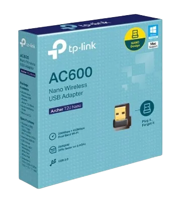[AC600] TP-LINK ADAPTADOR USB T2U NANO WIFI 5