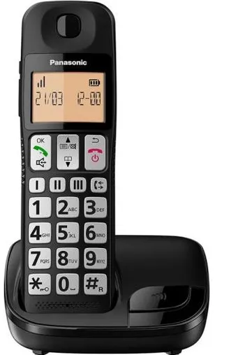 [KXTGE310N] PANASONIC TELÉFONO INALÁMBRICO KXTG310N TECLAS GRANDES NEGRO