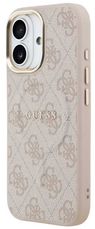 GUESS CARCASA MAGSAFE RING 4G IPHONE 17 ROSA