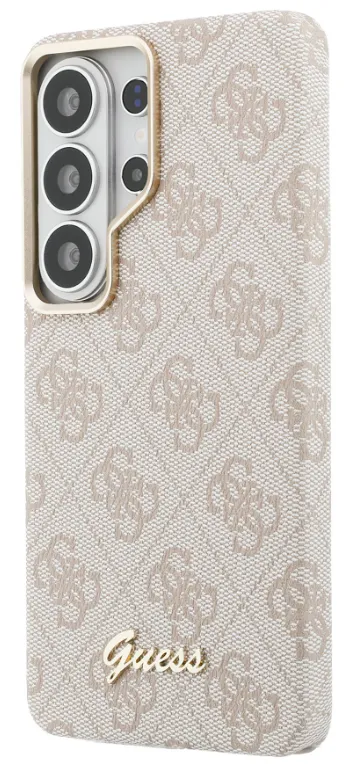 GUESS CARCASA MAGSAFE 4G SCRIPT SAMSUNG S26 ULTRA ROSA
