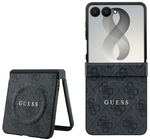 GUESS CARCASA MAGNETIC 4G SAMSUNG Z FLIP 8 GRIS