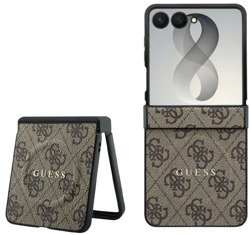 GUESS CARCASA MAGNETIC 4G SAMSUNG Z FLIP 8 MARRON