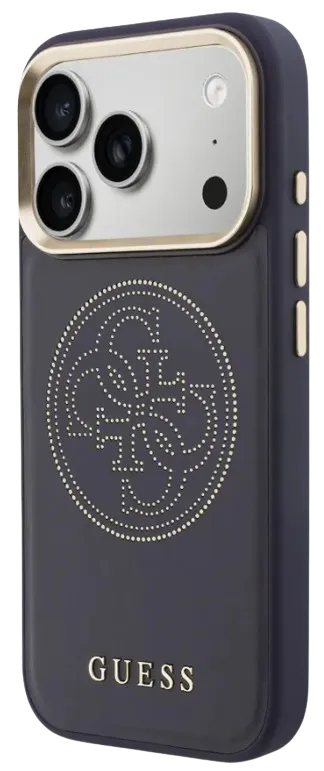 GUESS CARCASA MAGSAFE 4G PERFORATED IPHONE 17 PRO MAX AZUL MARINO