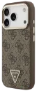 GUESS CARCASA MAGSAFE 4G TRIANGLE STASS IPHONE 17 PRO MARRON