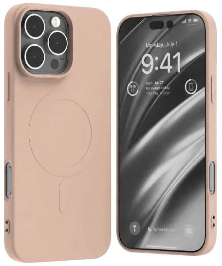 [GSSMIP16PMPS] GOOSPERY CARCASA SILICONA MAGSAFE IPHONE 16 PRO MAX ORO ROSA