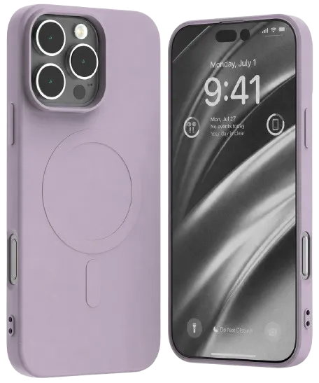 GOOSPERY CARCASA SILICONA MAGSAFE IPHONE 15 PRO MAX LILA