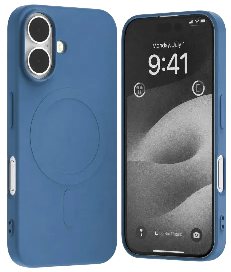 [GSSMIP16A] GOOSPERY CARCASA SILICONA MAGSAFE IPHONE 16  AZUL