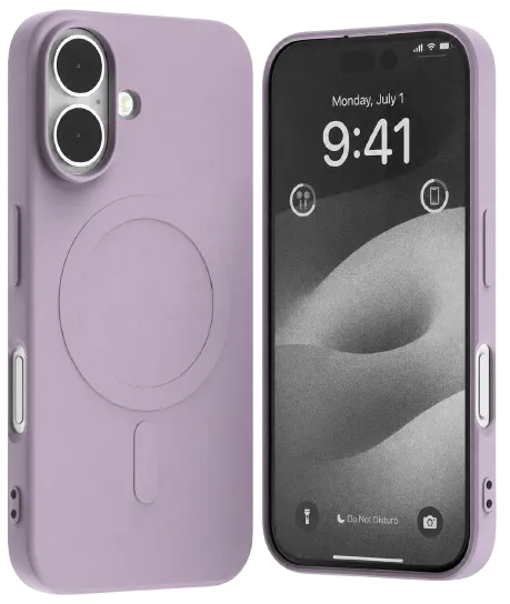 GOOSPERY CARCASA SILICONA MAGSAFE IPHONE 16  LILA
