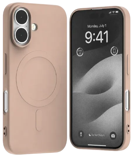GOOSPERY CARCASA SILICONA MAGSAFE IPHONE 17  ORO ROSA