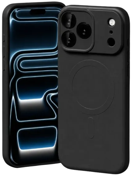 GOOSPERY CARCASA SILICONA MAGSAFE IPHONE 18 PRO MAX / 17 PRO MAX NEGRO