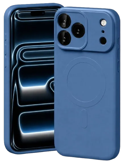 GOOSPERY CARCASA SILICONA MAGSAFE IPHONE 18 PRO / 17 PRO AZUL