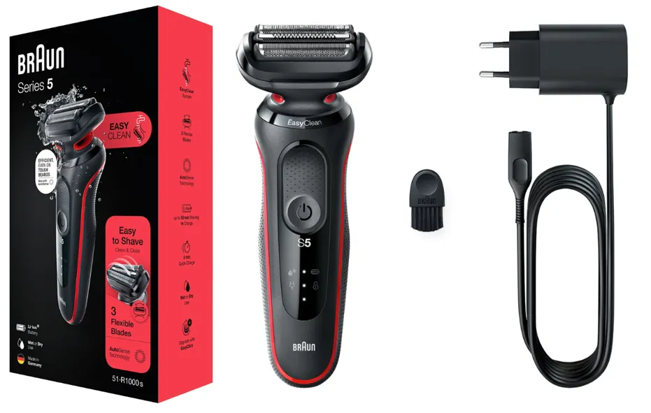 BRAUN AFEITADORA BRN51-R1000S / BATERIA / RESISTENTE AL AGUA