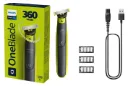 PHILIPS CORTABARBA ONEBLADE 360° QP2724/23 CON 3 ACCESORIOS V2