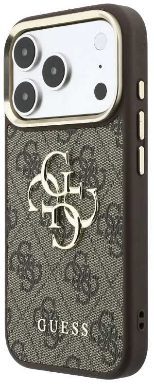 [GUHCP18L4GMGCBR] GUESS CARCASA 4G IPHONE 18 PRO/17 PRO MARRON