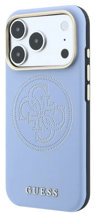 [GUHMP18XPS4SRGB] GUESS CARCASA MAGSAFE 4G PERFORATED IPHONE 18 PRO MAX/17 PRO MAX AZUL GLACIAL