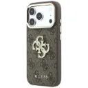 GUESS CARCASA 4G STRASS DIAMOND LOGO IPHONE 18 PRO MAX/17 PRO MAX MARRON