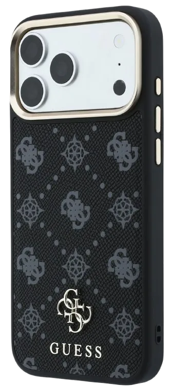 [GUHMP18L6PGS4NPK] GUESS CARCASA MAGSAFE PEONY 4G SMALL LOGO IPHONE 18 PRO/17 PRO NEGRO