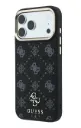 GUESS CARCASA MAGSAFE PEONY 4G SMALL LOGO IPHONE 18 PRO/17 PRO NEGRO