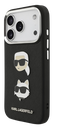 KARL LAGERFELD CARCASA GRAINED K&C HEADS IPHONE 18 PRO MAX/17 PRO MAX NEGRO