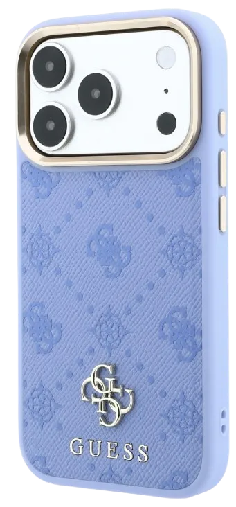 [GUHMP18X6PGS4NPB] GUESS CARCASA MAGSAFE PEONY 4G SMALL LOGO IPHONE 18 PRO MAX/17 PRO MAX AZUL GLACIAL