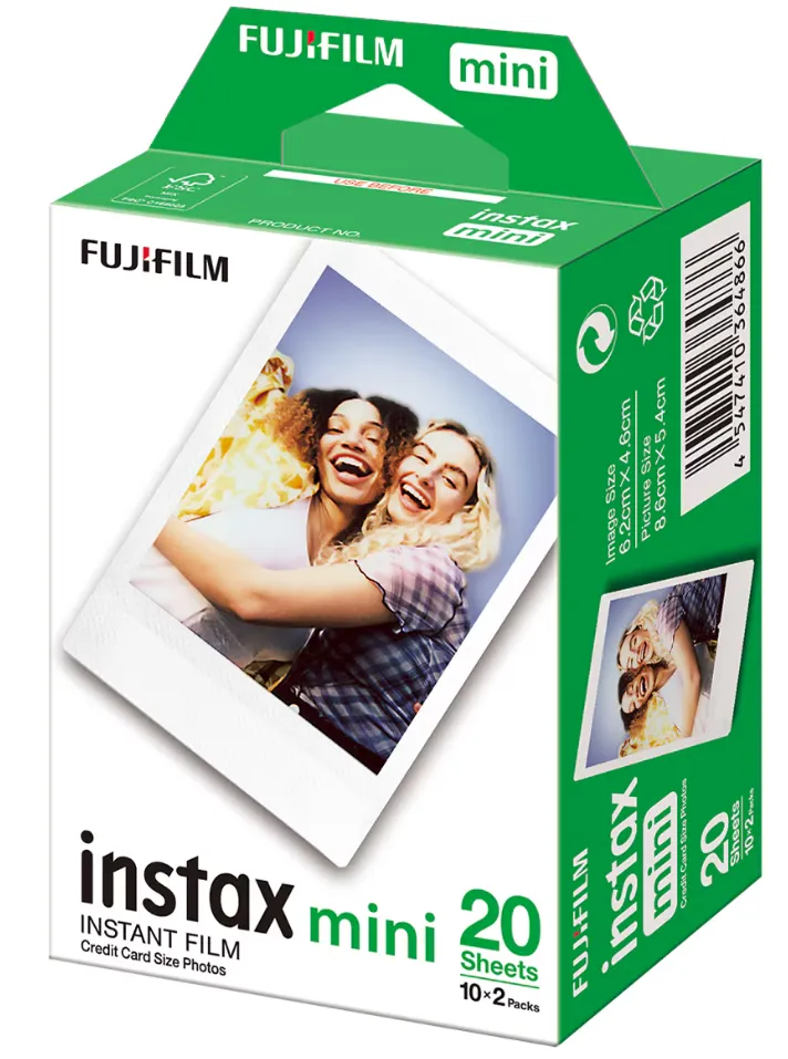 [FUFPINSMDP] FUJIFILM PELICULA 20 FOTOS INSTANTANEAS INSTAX MINI