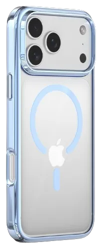 DEVIA CARCASA GLIMMER MAGNETIC IPHONE 18 PRO MAX/17 PRO MAX AZUL GLACIAL
