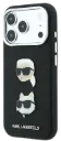 KARL LAGERFELD CARCASA GRAINED K&C HEADS IPHONE 18 PRO/17 PRO NEGRO