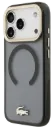 LACOSTE CARCASA MAGSAFE SHOCKPROOF IPHONE 18 PRO MAX/17 PRO MAX DORADO/NEGRO