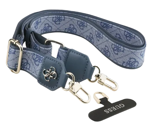 GUESS COLGANTE UNIVERSAL 4G STRASS AZUL