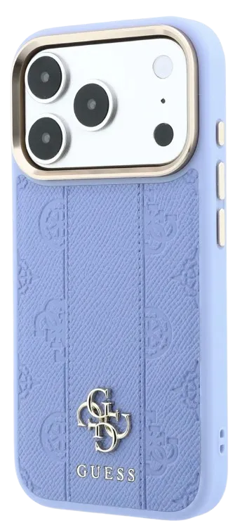 GUESS CARCASA MAGSAFE 4G PEONY STRIPE IPHONE 18 PRO MAX/17 PRO MAX AZUL GLACIAL