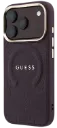 GUESS CARCASA MAGSAFE SAFFIANO PEONY RING IPHONE 18 PRO MAX/17 PRO MAX BURDEOS