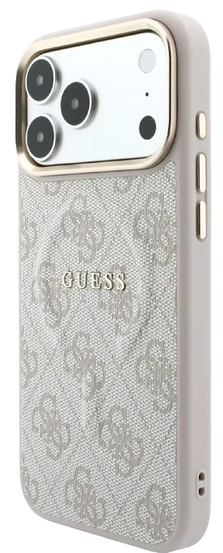 GUESS CARCASA MAGSAFE RING IPHONE 18 PRO MAX/17 PRO MAX ROSA