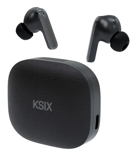 [BTW07N] KSIX AURICULARES INALAMBRICOS TRADUCCIÓN IA ANC+ENC NEGRO
