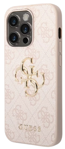 GUESS CARCASA 4G BIG LOGO IPHONE 16 PLUS ROSA