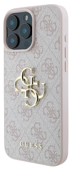 GUESS CARCASA 4G BIG LOGO IPHONE 16 PRO MAX ROSA