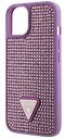 GUESS CARCASA RHINESTONE IPHONE 15 PLUS LILA