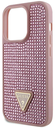 GUESS CARCASA RHINESTONE IPHONE 16 PRO MAX ROSA