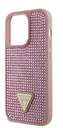 GUESS CARCASA RHINESTONE IPHONE 16 ROSA