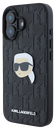 KARL LAGERFELD CARCASA KARL PIN IPHONE 16 PLUS NEGRO