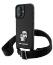 KARL LAGERFELD CARCASA K&C CROSSBODY IPHONE 16 NEGRO