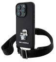 KARL LAGERFELD CARCASA K&C CROSSBODY IPHONE 16 PRO NEGRO
