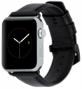 CASE-MATE CORREA PIEL APPLE WATCH 42/44/45mm NEGRO