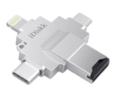 IDISKK R004 LECTOR 4 EN 1 USB/USB-C/LIGHTNING/MICRO USB